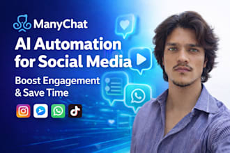 build custom ai chatbot for your social media with manychat