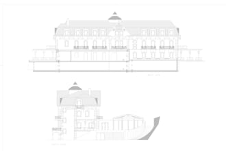 draw 2d cad architectural plans, elevations and sections