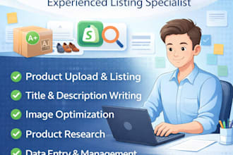 do product listing for ecommerce store