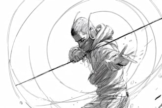 draw scribble sketch illustration, as you wish