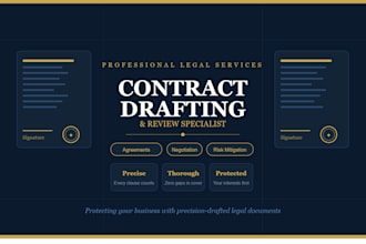 draft, review and negotiate contracts and agreements