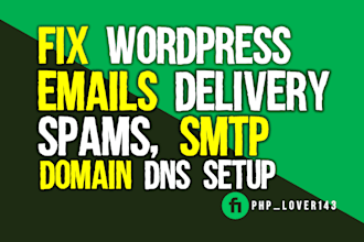 fix wordpress email delivery issues and setup wp mail SMTP