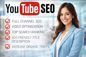 optimize SEO title, description and tags for youtube videos