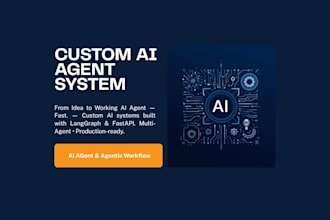 build a custom ai agent system for your workflow