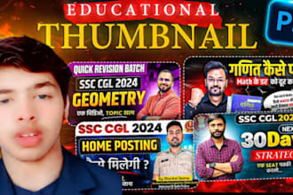 design a professional youtube thumbnail that get more views