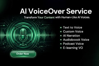record realistic male and female voice over using elevenlabs
