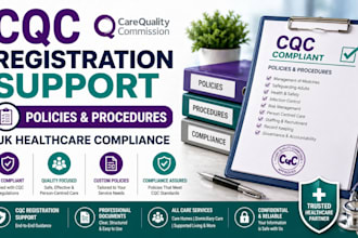 help with cqc registration policies procedures and compliance UK healthcare