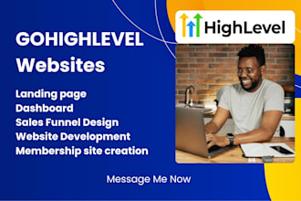 build gohighlevel website, landing page, sales funnel, dashboard, virtual assist