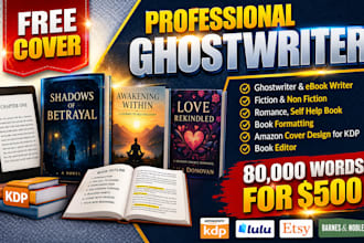 do academic and scholarly fiction ghostwriter, educational writing