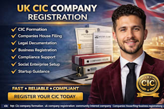 register UK cic company with companies house and full setup