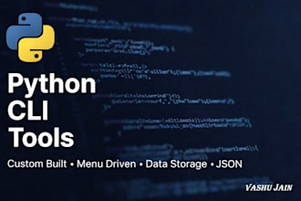 build a custom python command line tool for your business