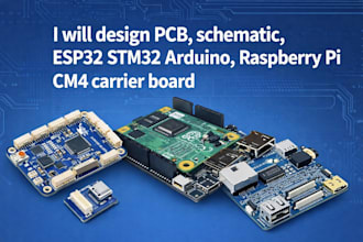 design pcb schematic esp32 stm32 arduino raspberry pi cm4 carrier board