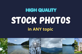 create stock photos on a wide range of topics