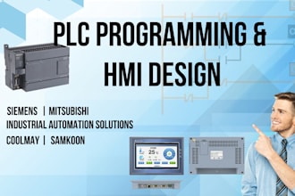 program plc and design hmi for industrial automation projects