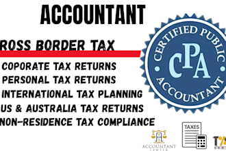give legal advice on tax law, international tax and tax planning