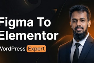 convert figma to elementor or figma to wordpress using elementor pro