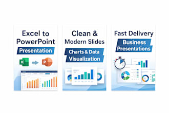 convert excel data into professional powerpoint presentation