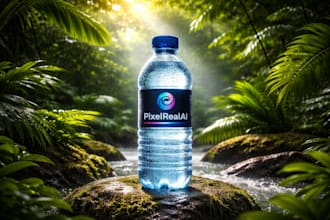 design realistic product mockups and ai product photos