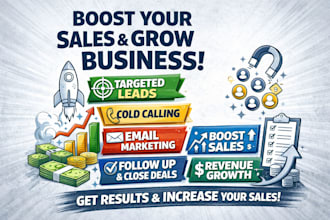 boost your sales with expert cold calling, lead generation
