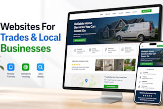 build a professional website for your trade or local business