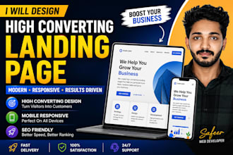 design a high converting landing page for your business