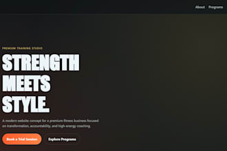 build a responsive high converting landing page for your business