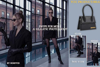 create ai photography ugc ootd style mixed media