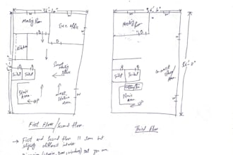 draw 2d autocad plans and colored layouts