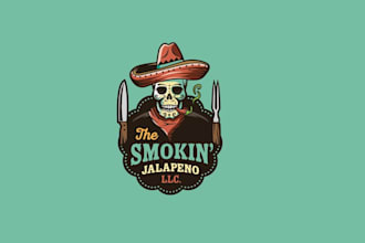 do create a design logo in mexican style