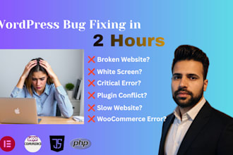 fix wordpress bugs, errors and critical website issues