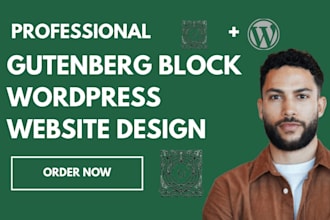 build gutenberg wordpress website by gutenberg blocks, spectra or kadence blocks