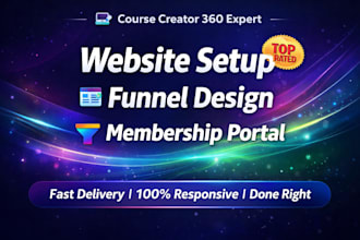 setup migrate gohighlevel course creator 360 website, funnel membership ai agent