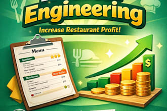analyze your restaurant menu to increase profit