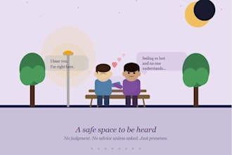listen without judgment and help you feel heard and understood