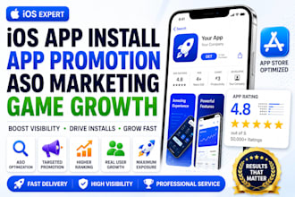 do IOS app install, aso mobile app promotion, app marketing, game promotion