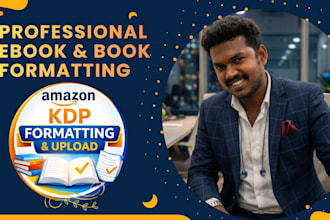 format and upload your book for amazon KDP professionally