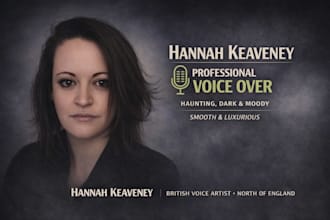 voice over narration, commercials, luxury ads and character performance