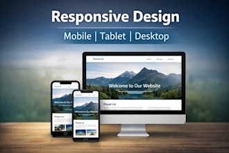 create responsive HTML CSS javascript website