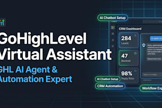 be your gohighlevel virtual assistant, ghl automation ai agent expert