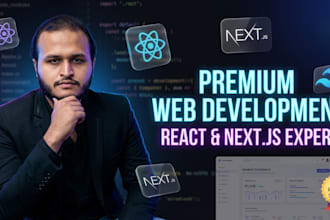 build a premium custom nextjs and react website