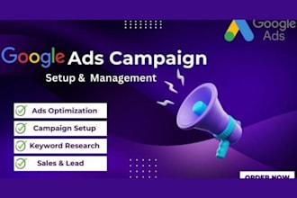 setup and manage google ads ppc campaign, search engine marketing expert
