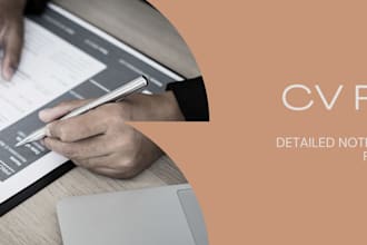 edit your CV or resume