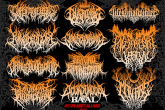 make your killer deathcore logo for your killer project