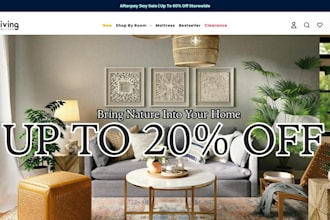 home decor shopify store furniture website home interior dropshipping store