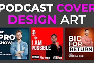 create unique and catchy podcast cover art for itunes and spotify