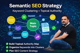 do SEO keyword clustering and topical map for content strategy