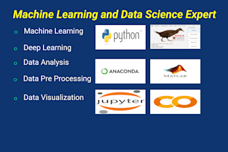 do machine learning, datascience projects in python and r