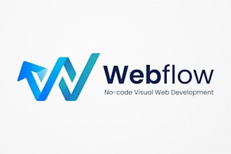 design a modern and sleek webflow logo