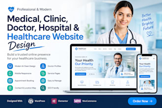 design a medical healthcare wordpress website