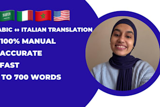 translate english italian arabic and moroccan arabic